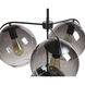 Kamara LED 24.75 inch Black Chandelier Ceiling Light